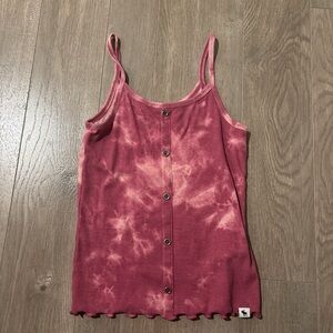 Abercrombie Kids Pink and Purple Fitted Camisole